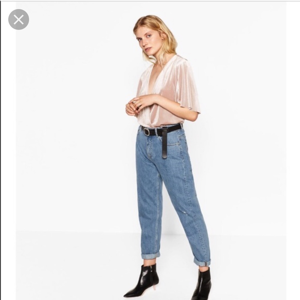 Zara Velvet BodySuit